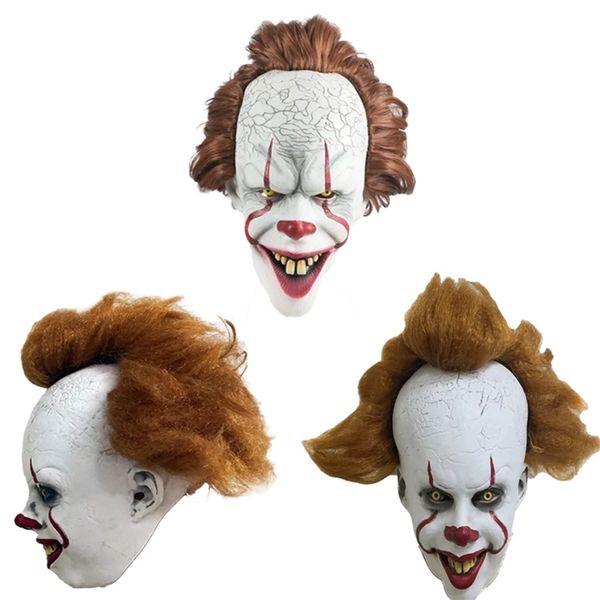 

halloween horror movie clown soul returning props dance performance scary mask carnival dress up latex headgear