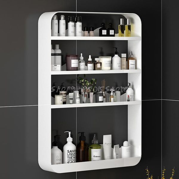 

hooks & rails punch-toilet rack vanity wall mounted bathroom cosmetic storage