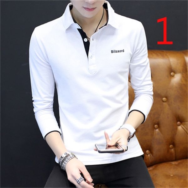 

shirts autumn t thin clothes loose round neck solid color t-shirt men's bottoming shirt sza2, White;black