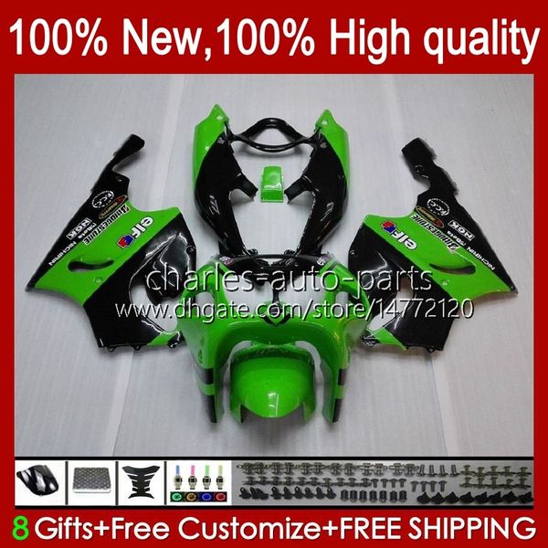 Тело кузова для Kawasaki Green Black New Ninja ZX-750 ZX7R ZX750 ZX 7 R ZX 750 28HC.17 ZX 7R 1996 1997 1998 1999 2000 2001 2002 2003 ZX-7R 96 97 98 99 00 01 02 03 OEM FACKING