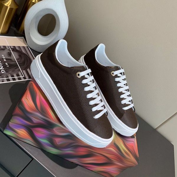 

classic men casual shoes lace up women sports shoes fashion platform man and woman leather sport shoe, Black