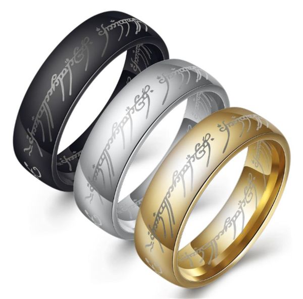 

wedding rings fashion style unique design 316l stainless steel ring men women usa standard size, Slivery;golden