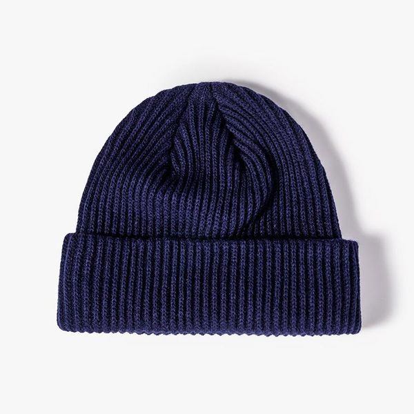 

beanies ldslyjr 2021 autumn and winter acrylic solid color thicken knitted hat warm skullies cap beanie for men women 68