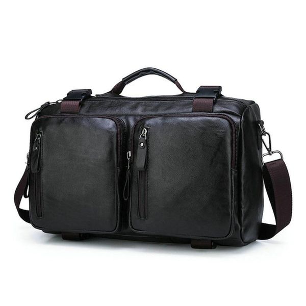 

men's pu short-distance travel bag portable large-capacity business hand luggage 896 duffel bags
