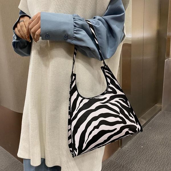 

evening bags 2021 women underarm bag leopard milk retro prints luxury handbag and purses small tote female shoulder feminina sac