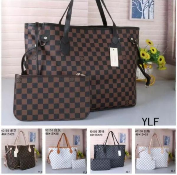 

gglvlouisvittonyslvutton set women luxurys bag handbags flower composite tote leather clutch shoulder bags lad, Red;black