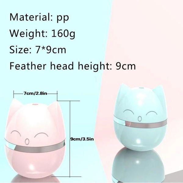 

cat toys tumbler toy interactives interesting training ball with feather for kitten uacr supplies pet products home