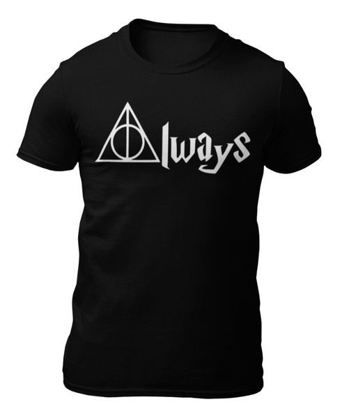 

T-shirt-Harry potter always relics-t-shirt -, White;black