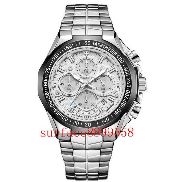 

wwoor new style seven watch needle man motion section steel bring quartz waterproof wristwatch chronograph wholesales men watches gifts, Slivery;brown
