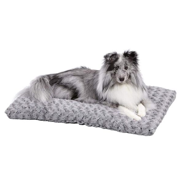 

rose velvet square pet house winter warm supplies mat four seasons general dog cat beds & furniture