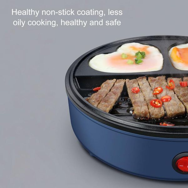 

pans convenient 3-in-1breakfast machine with non-stick coating detachable breakfast maker easy to clean for egg bacon burgers