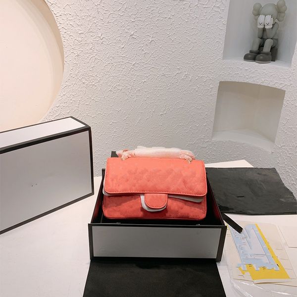 

fashion handbag designer bags french vintage classic quilted double flap chain leather shoulder bag large capacity 26cm luxury ladies wallet