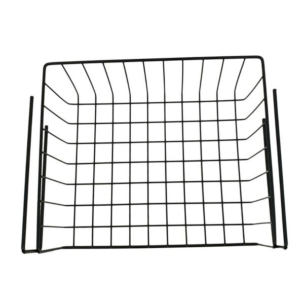 

storage baskets stainless steel deskrack hanging under shelf iron mesh basket cupboard cabinet door organizer closet ho