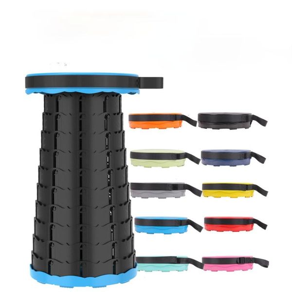 

ultra-light outdoor folding stool portable fishing lined up car adjustable accessories
