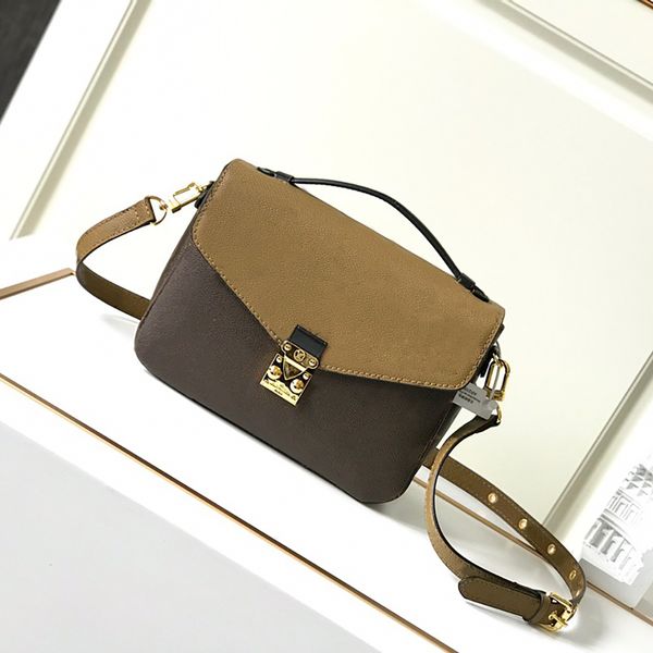 

luxury designer handbag fashion 2021 ladies shoulder bags leather classic retro printing portable messenger bag 25cm cy147