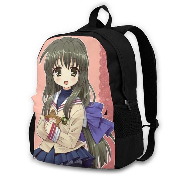 

backpack clannad backpacks cool polyester business tourist big bags