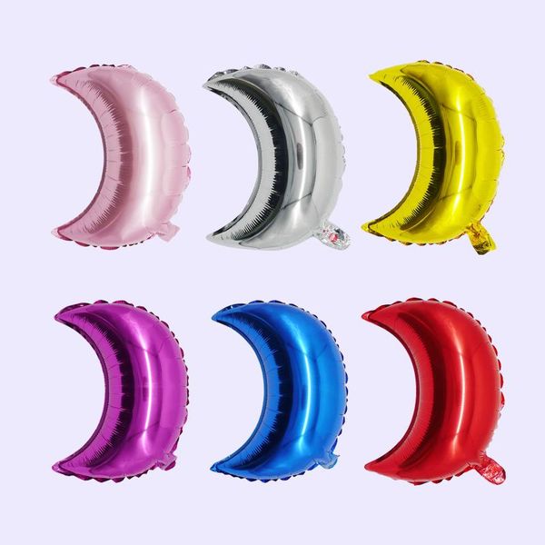 

party decoration 1/3pcs 36inch large moon foil helium balloons baby shower wedding birthday inflatable supplies globos