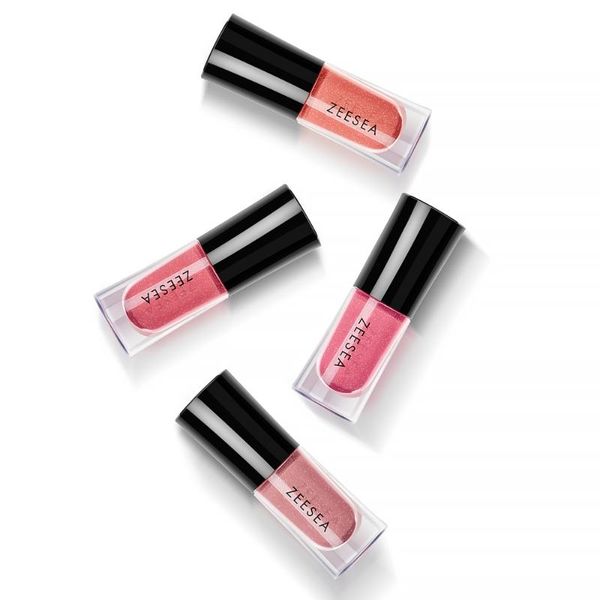 

blush zeesea 4 colors baked cheek face blusher liquid facial natural long lasting peach cosmetic