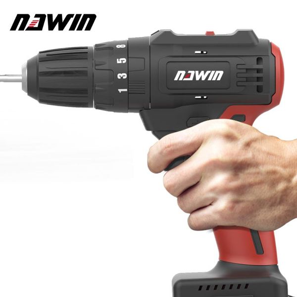 

professiona electric drills nawin industrial drill brushless decoration metal drilling 3-5mm self locking chuck tool 3/8 inch 10mm
