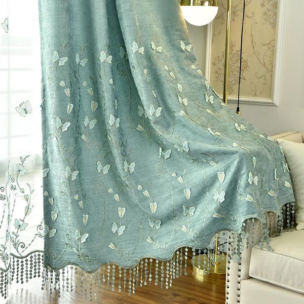 

curtains for living dining room bedroom chenille embossed curtains, study blackout with yarn, matte skein yarn curtain & drapes