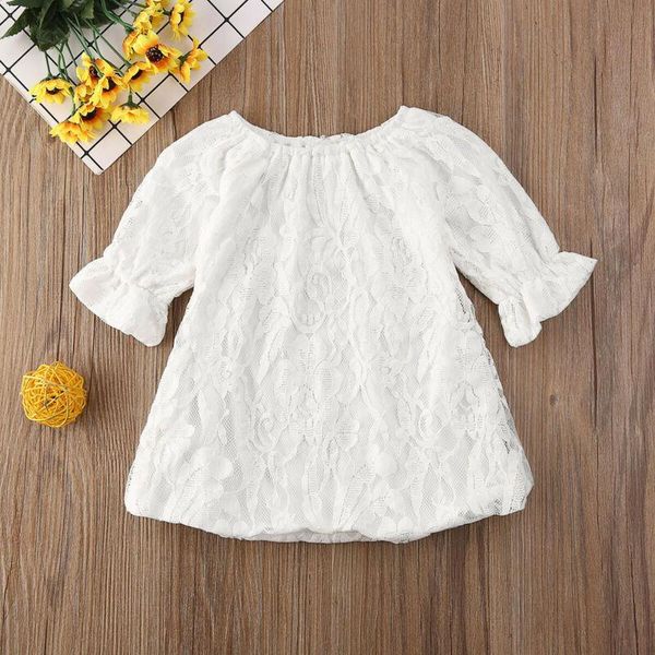 

baby & children's 1-4years toddler kid girls clothes white lace ruffle t-shirt princess blouse girl's dresses, Red;yellow