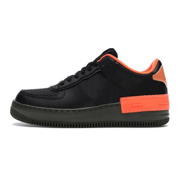 

men women platform shoes one low shadow coral pink pale ivory triple white black aurora spruce aura flax skateboard sports sneaker293a, Black;brown