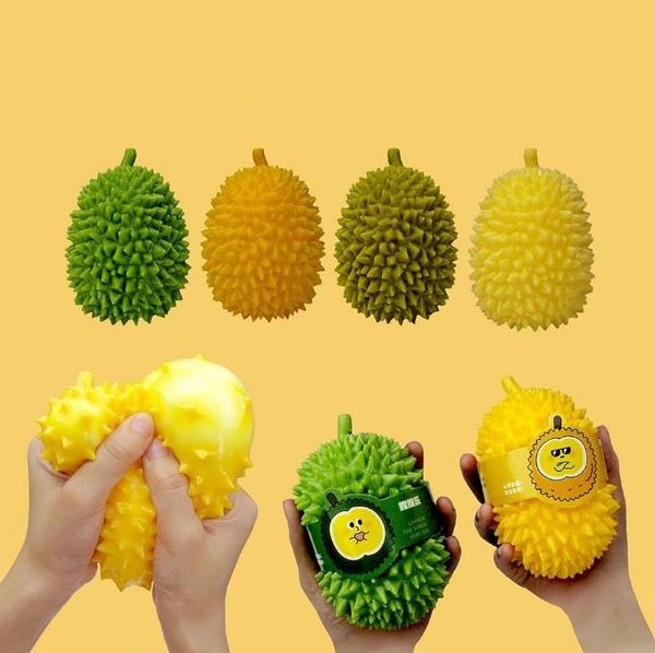 Parti Favor Durian Fidget Oyuncaklar Anti Stres Topu Sıkmak Komik Basit Simulate Meyve Çocuklar Dekompresyon Oyuncak Çocuk
