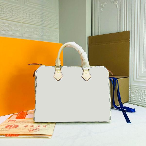 

2021 damier azur speedy 30 boston hand bag size:30*21*17cm v-202