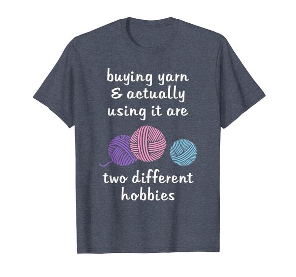 

Funny Crochet Knitting Shirt for Women | Different Hobbies, Mainly pictures