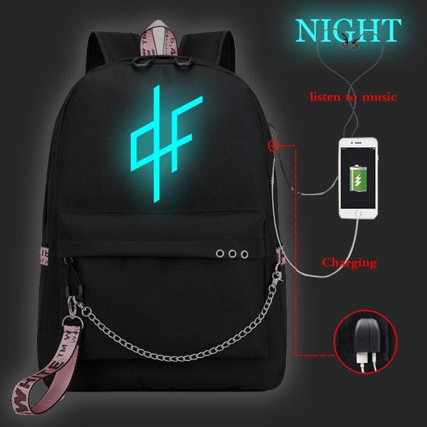 Mochila pnl mochilas harajuku saco de escola meninas mulheres faculdade bookbag estudantes laptop travel rucksack