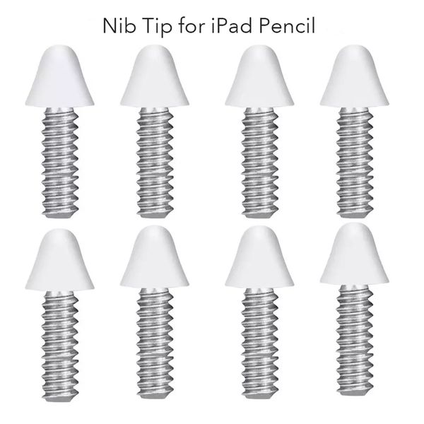 Настольная перо Tip 8 Pack Sensitive Nib Дополнительные наконечники для карандаш для iPad Pro iPad Mini Air