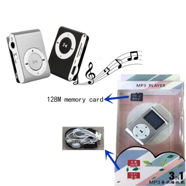 

& mp4 players mini usb metal clip mp3 player lcd screen support micro sd tf card slot digital sport music portable walkman