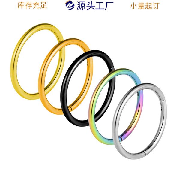 

straight stainless steel jewelry human body puncture jewelry circular earring