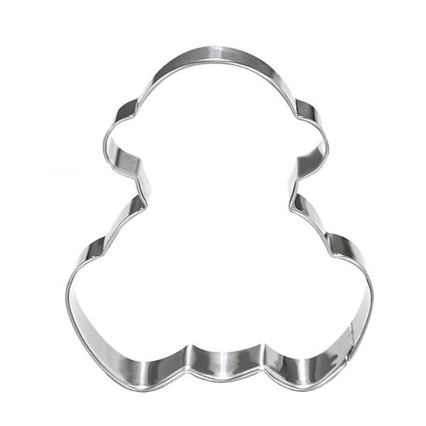 

baking moulds 1pc cute baby cookie cutter stainless steel diy biscuit mold cake fondant sugarcraft tools