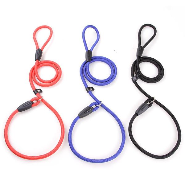 

dog collars & leashes 2021 pets use p line strong nylon rope 120cm collar leads solid color cat chihuahua pet product supplier