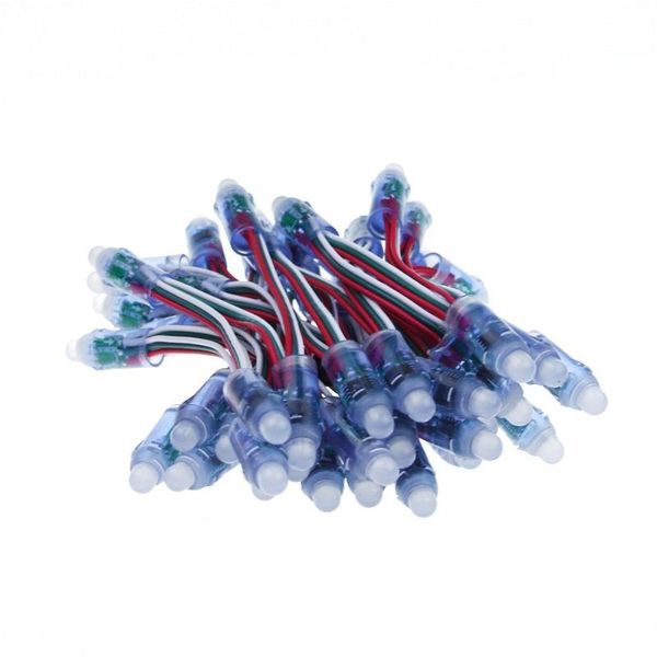 

12mm ws2811ic led pixel module digital full color rgb independently addressable string lights waterproof ip68 modules