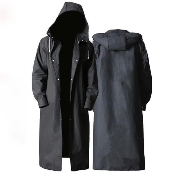

raincoats fashion waterproof long raincoat women men hooded poncho rain coat jacket for outdoor hiking travel fishing climbing