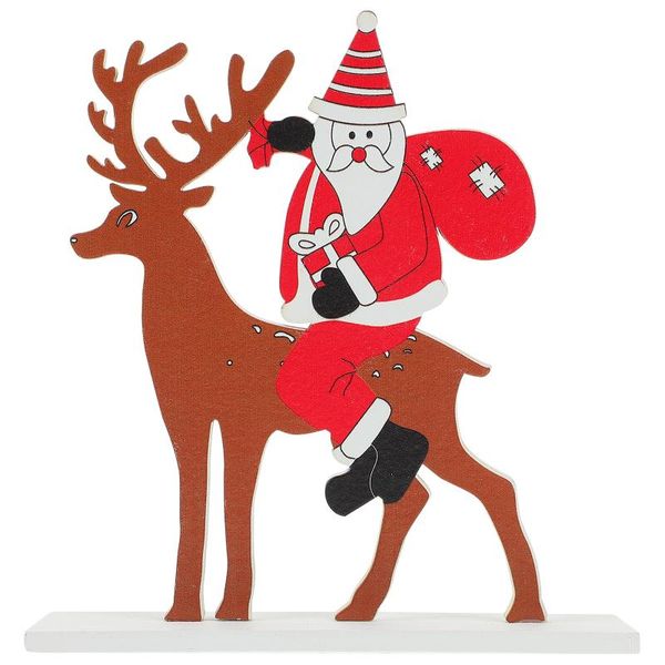 

christmas decorations 1pc decorative wood adornment delicate art craft deskdecor