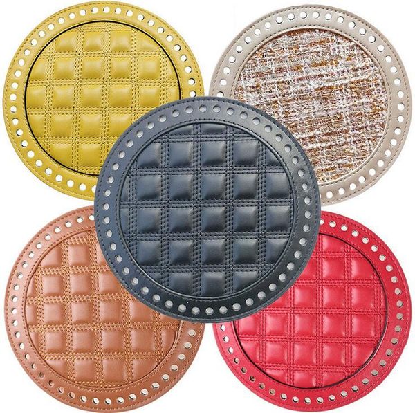 

bag parts & accessories wholesale autumn diy 18cm round replacement handbag tray bottom knitting, Black