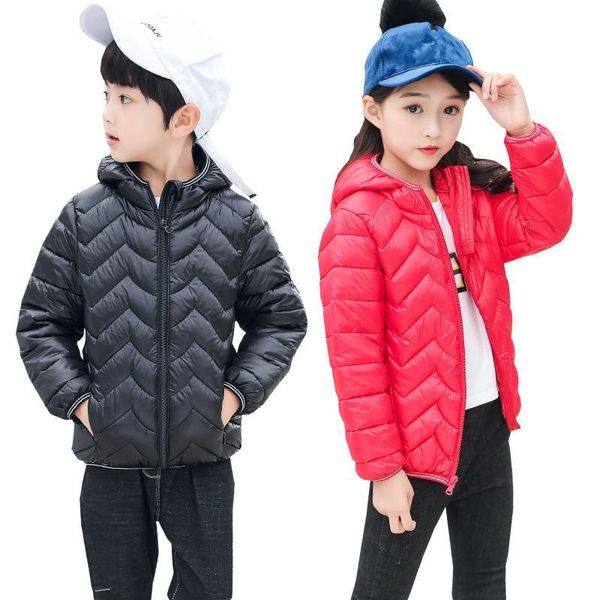 

coat kids boys coats clothes autumn/winter children girls cotton outerwear fashion clothing light down baby jacket warming, Blue;gray