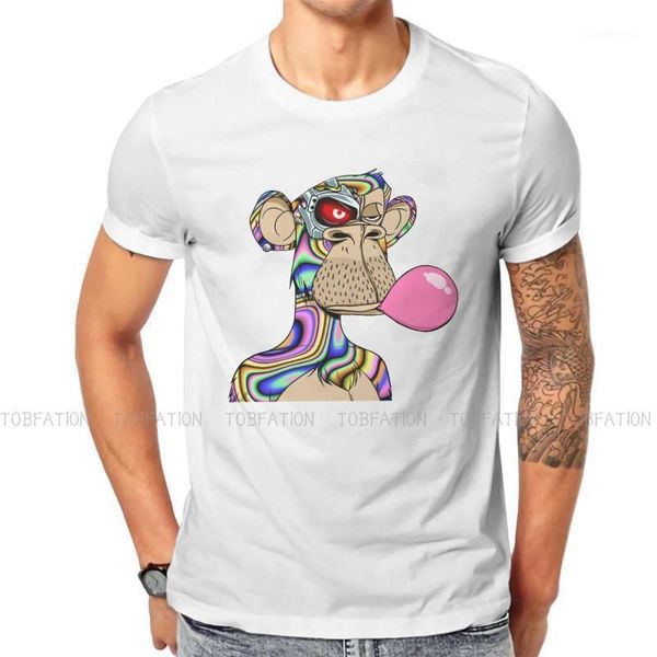 

men's t-shirts nft non fungible tokens 100% cotton tshirts bored ape yacht club #9361 personalize homme t shirt trend size s-6xl, White;black