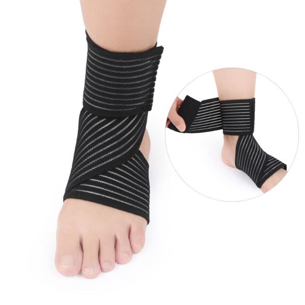 

ankle support sports brace adjustable stretchy sprain for basketball football running (black), Blue;black