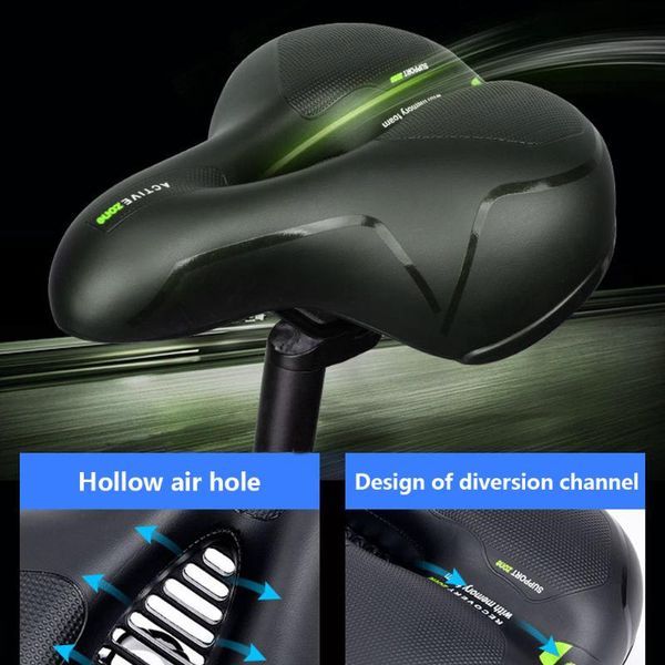 

bike saddles 3d hollow memory foam bicycle saddle cover men women mtb road cycle covers breathable comfortable soft seat