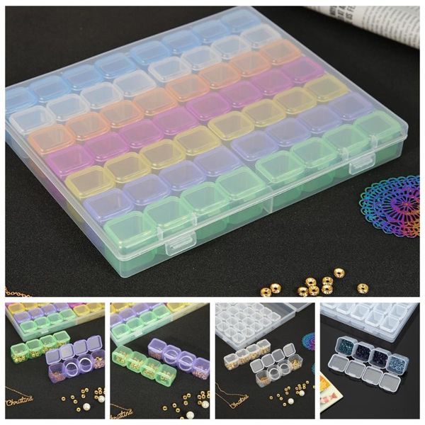 

4/28/56 grids 5d diy diamond painting drill box jewelry rhinestone embroidery crystal bead organizer storage case container other arts and c