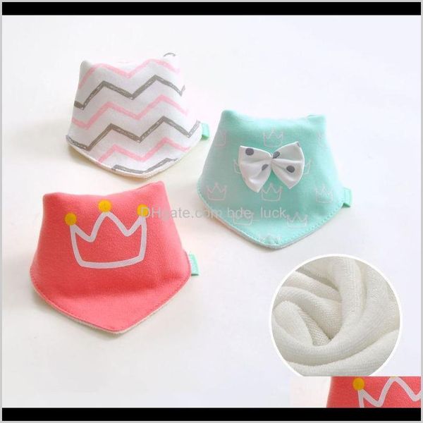 

hair aessories baby, kids & maternity3pcs/lot cotton born infant girls boys toddler triangle scarf cartoon bibs cute printing bandana baby a, Slivery;white