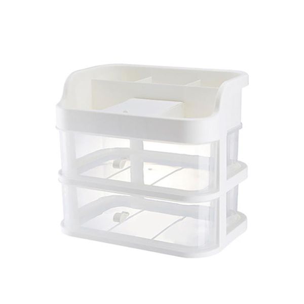 

bathroom storage & organization deskdrawer box sundries case small objects cosmetics makeup organizer drop(2-layer)