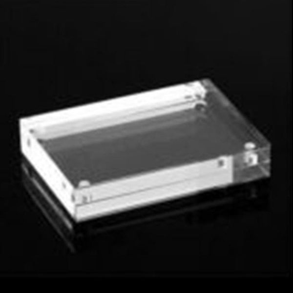 

frames 1*po frame 14.8*21cm transparent po clear view both sided magnetic acrylic block picture