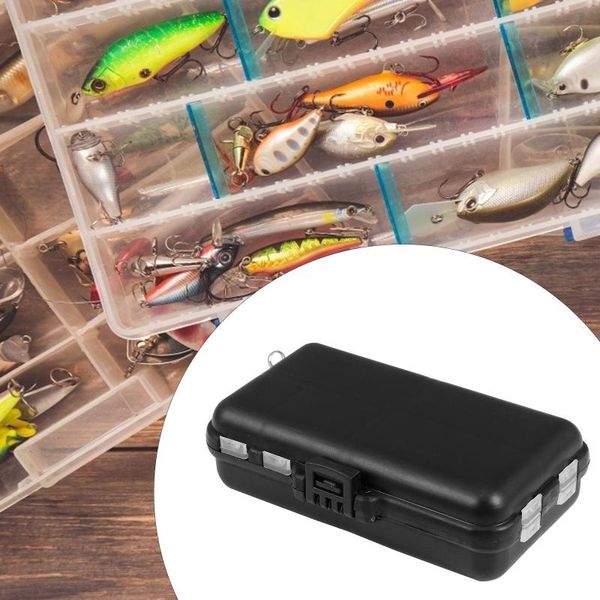

fishing accessories 2 pcs lure box portable tackle container organizer
