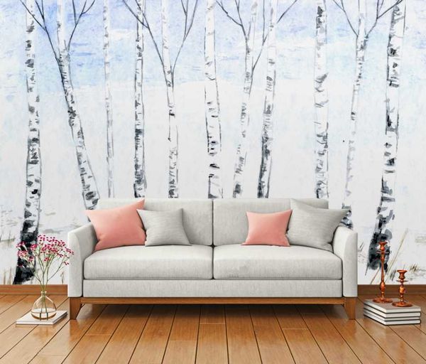 

wallpapers custom wallpaper forest background bedroom decoration 3d mural wallfor