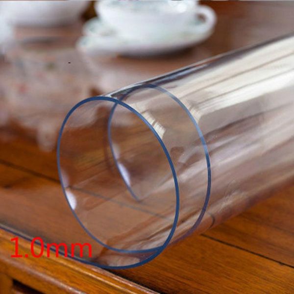 

table cloth transparent pvc tablecloth pad waterproof d'water kitchen pattern oil soft glass 1.0mm